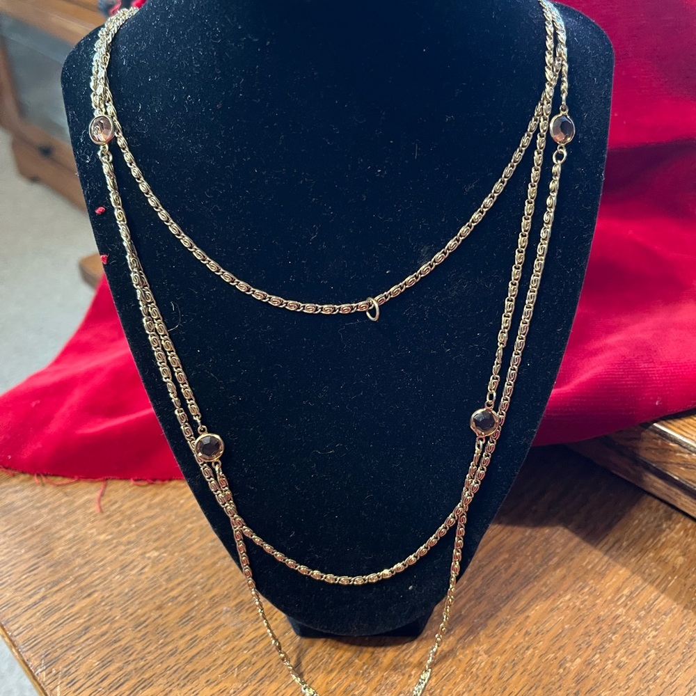 Vintage “Goldette” Elegant Layered Necklace